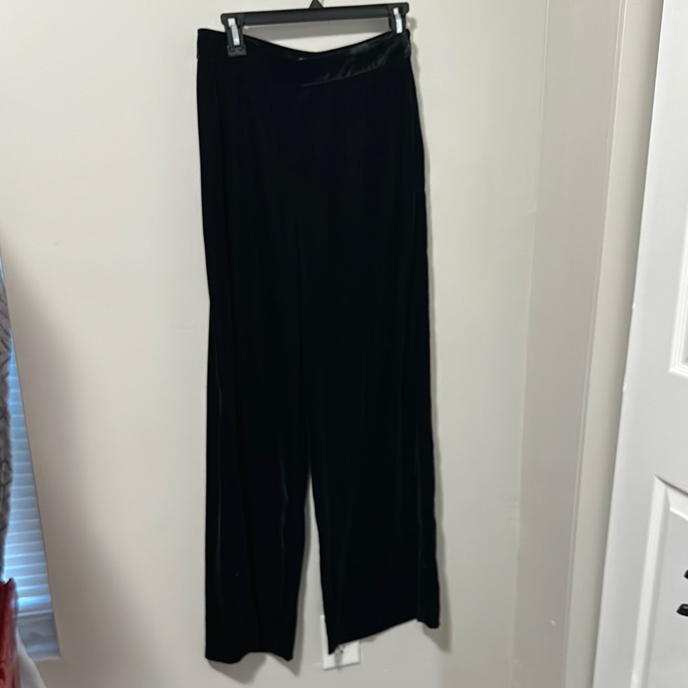 NWT! Antonio Melani Black Velvet Women's Pants